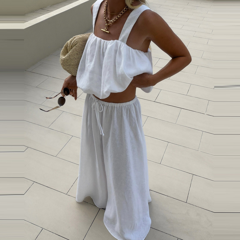 Completo da donna elegante sen - Linen Pant Wide recensione e prezzo