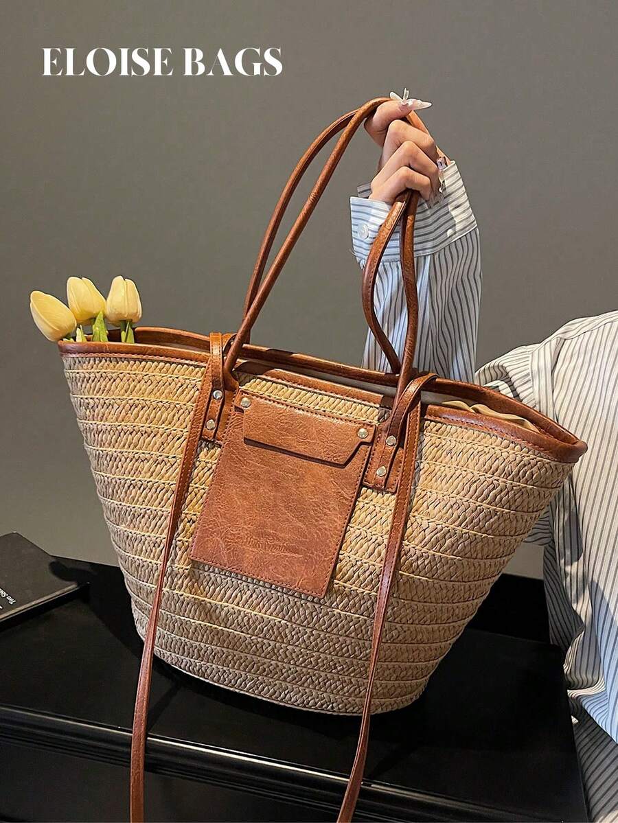Borsa tote intrecciata di gran - Tote Bag Beach recensione e prezzo